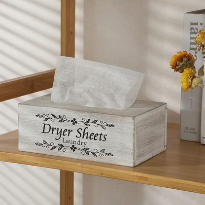 Dryer Sheet Holder Farmhouse Laundry Room Decor - Image 3