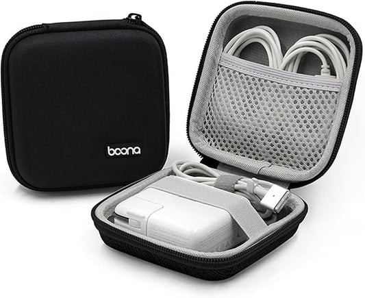 Charger Case for Macbook, Portable Tech Electronic Organizer Bag, Small Travel by Linpr