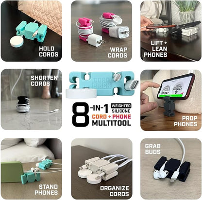 CordBrick Stocking Stuffers for Adults Cord Management Weighted Cord Holder - Image 5