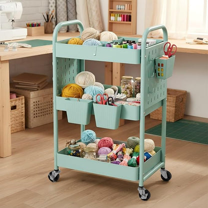 danpinera Rolling Cart, Movable Utility Organizer - Image 8