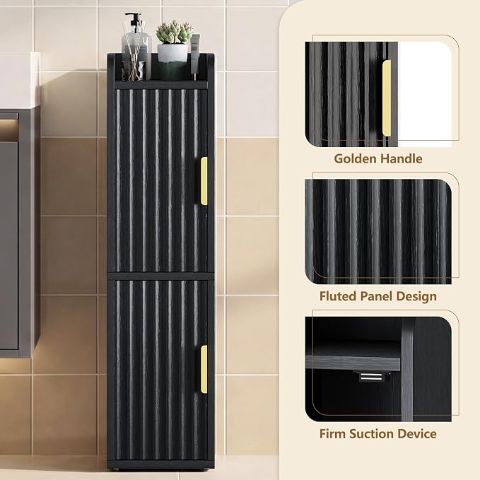 Yoobure Small Bathroom Storage Cabinet - Image 8