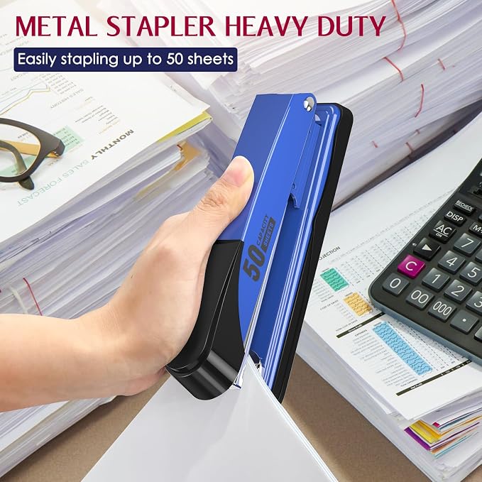 Metal Stapler Heavy Duty 50 Sheet Capacity - Image 3