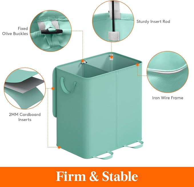 Lifewit Double Laundry Hamper - Image 2