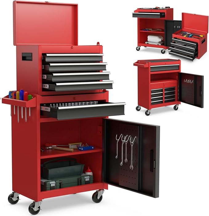 Goplus Tool Chest, 5-Drawer Rolling Tool Storage Cabinet by Goplus