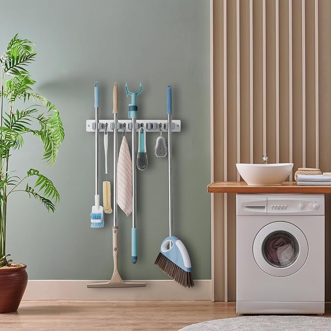 Mop and Broom Holder Wall Mount - Image 5