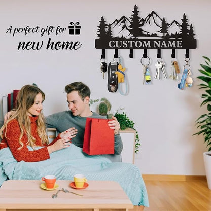 Personalized Custom Mountain Theme Key Holder - Image 7