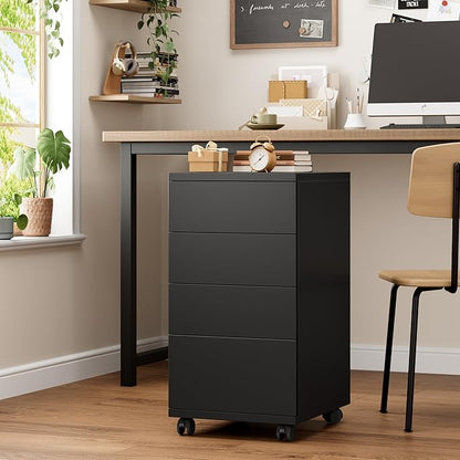 BOTLOG 4-Drawers Chest, Mobile Under Desk Drawer by BOTLOG