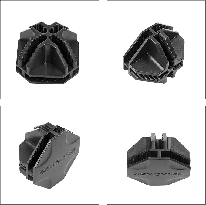 SONGMICS Plastic Connectors for DIY Wire Cube Storage Unit, 20 Pieces, ABS - Image 7