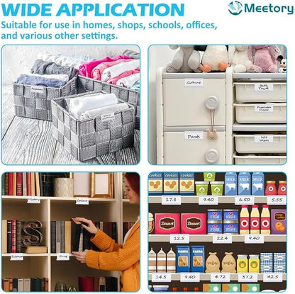 Meetory 50 PCS Clear Plastic Label Holders - Image 6