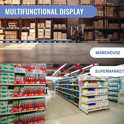 2 Pcs Plastic Pallet for Basement Storage Easy Stack Lightweight Floor Pallet - Image 7