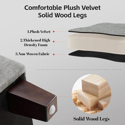 GENTEACO 45" Storage Ottoman Bench - Image 6
