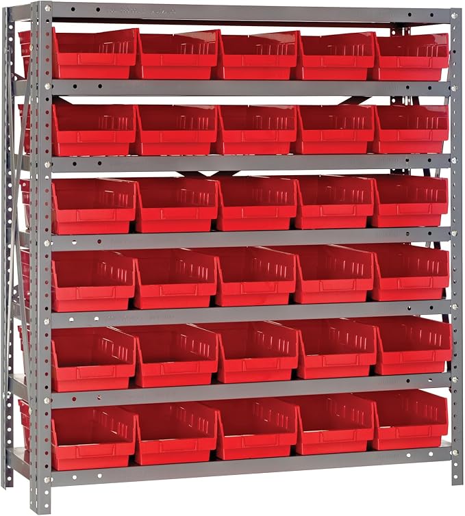 Quantum Storage Systems 1239-102RD Steel Shelving Unit by QuantumStorageSystems
