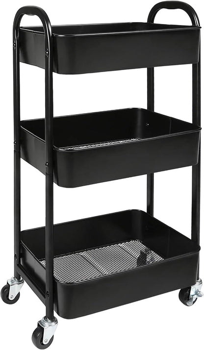 3-Tier Rolling Utility Cart by MAXHouser