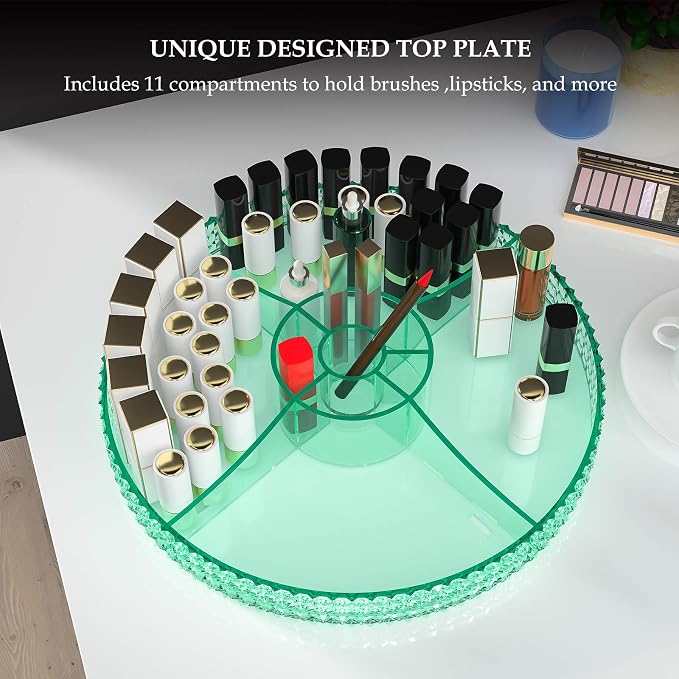 360 Degree Rotating Makeup Organizer, Extra Large Capacity Organizador De - Image 6