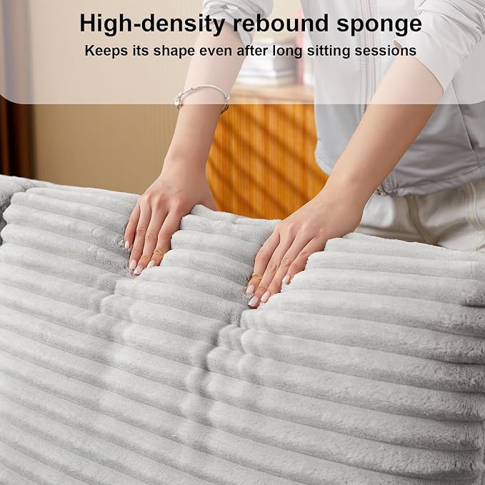 hansones 68.11" ​Corduroy Sleeper Chair Bed - Image 3