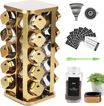 Kitchen stainless steel spice rack by Unknown