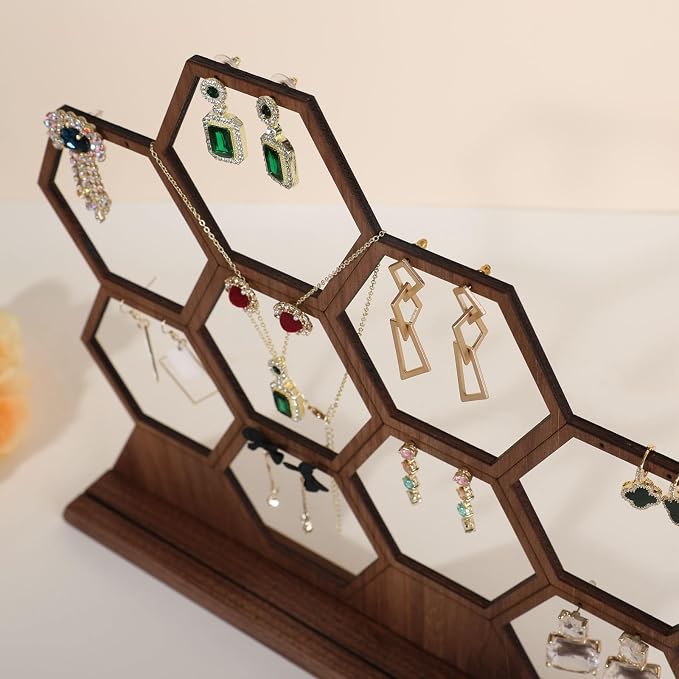 GemeShou hexagonal jewelry earring display stands - Image 6