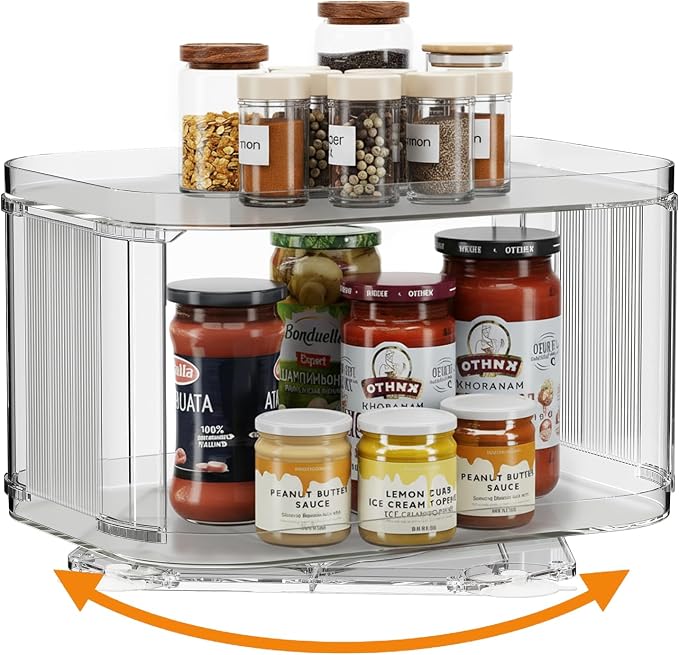 FIRJOY Lazy Susan Organizer for Cabinet, Countertop by FIRJOY