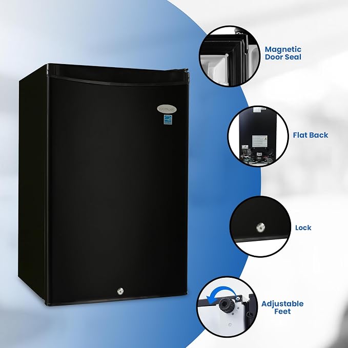 roomwell Mini Fridge counter top | Compact All Refrigerator without Freezer | - Image 3
