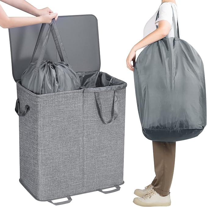 Lifewit Double Laundry Hamper - Image 4