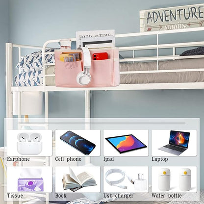 Bedside Caddy Bedside Storage Organizer Hanging Bunk Bed Dorm Room - Image 3
