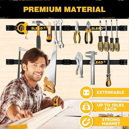 ELEAD 6-Piece 12" Magnetic Tool Holder Storage Organizer - Image 5