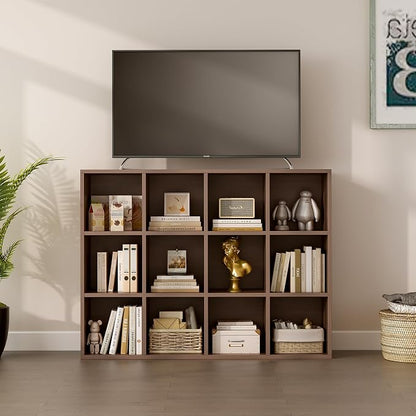 12-Cube Storage Shelf Bookcase - Image 5