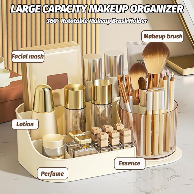 DASITON Large Capacity Makeup Organizer - Image 4