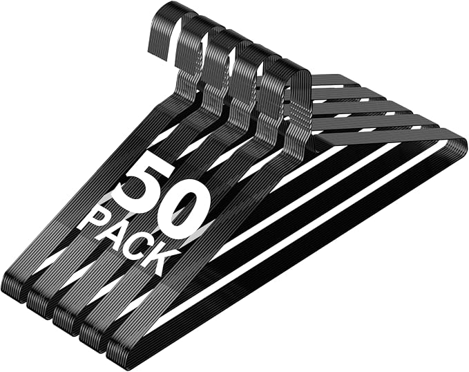 SPECILITE Wire Metal Clothes Hangers Bulk 50 Pack by SPECILITE