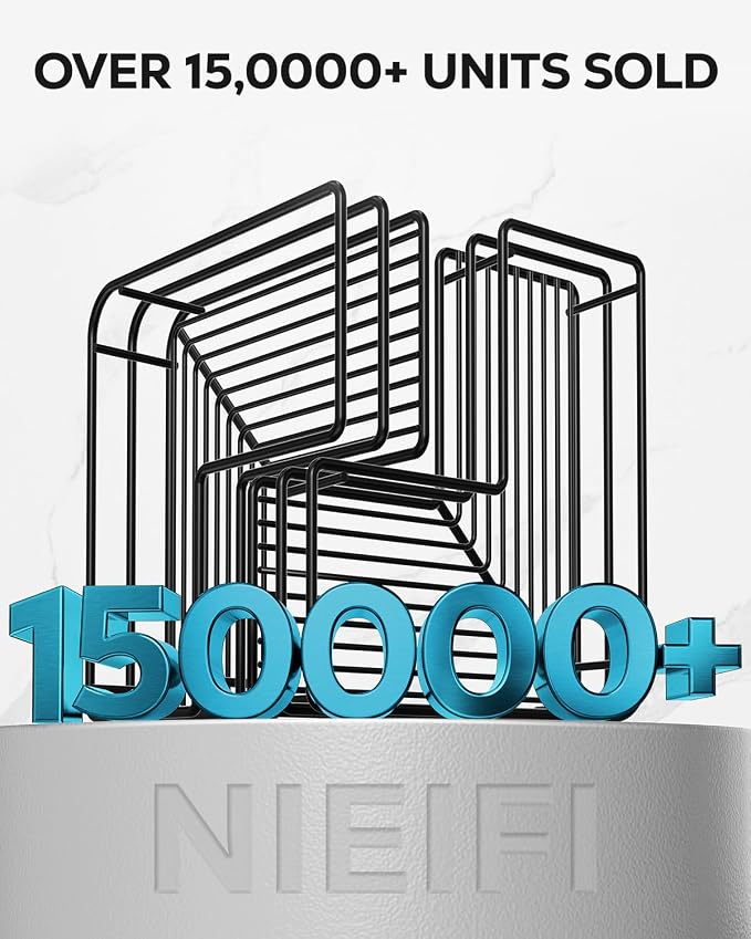 Nieifi Adhesive Corner Shower Caddy Shelf Basket Rack - Image 8