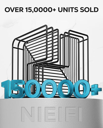 Nieifi Adhesive Corner Shower Caddy Shelf Basket Rack - Image 8