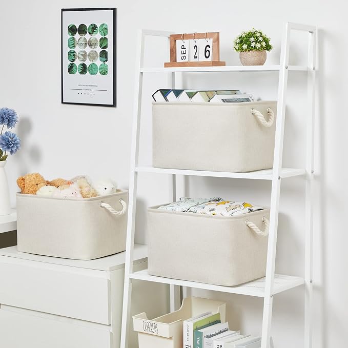 Bidtakay Baskets Collapsible Large Toy Storage Baskets - Image 2