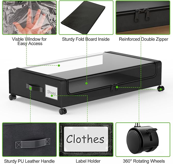 Molutsody Under Bed Storage - Image 4