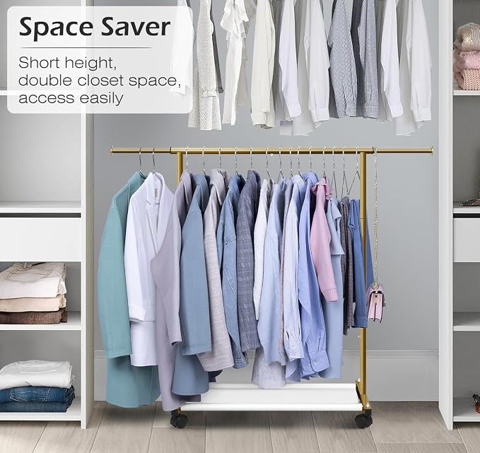 MISSLO Short Clothing Racks for Hanging Clothes - Image 2