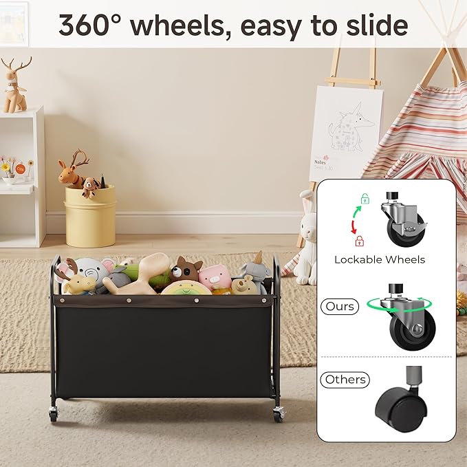 StorageWorks Toy Box with Wheels - Image 3