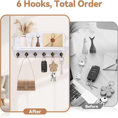 Key Holder for Wall, Mail Organizer Wall Mount - Image 3