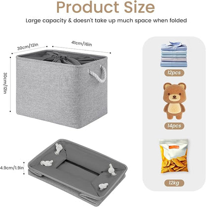 16x12x12 In Foldable Fabric Large Storage Bins - Image 4