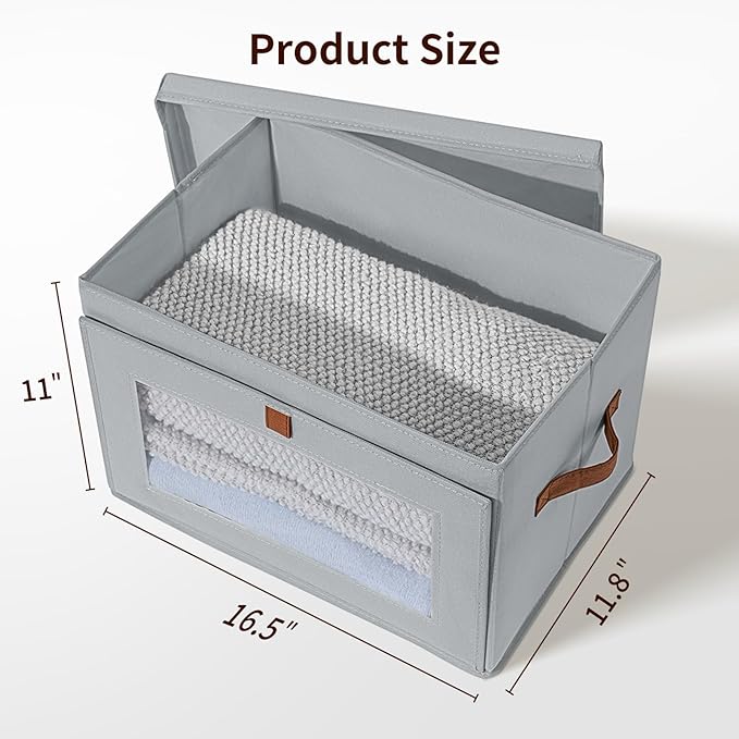 DIMJ Storage Bins with Lids - Image 6