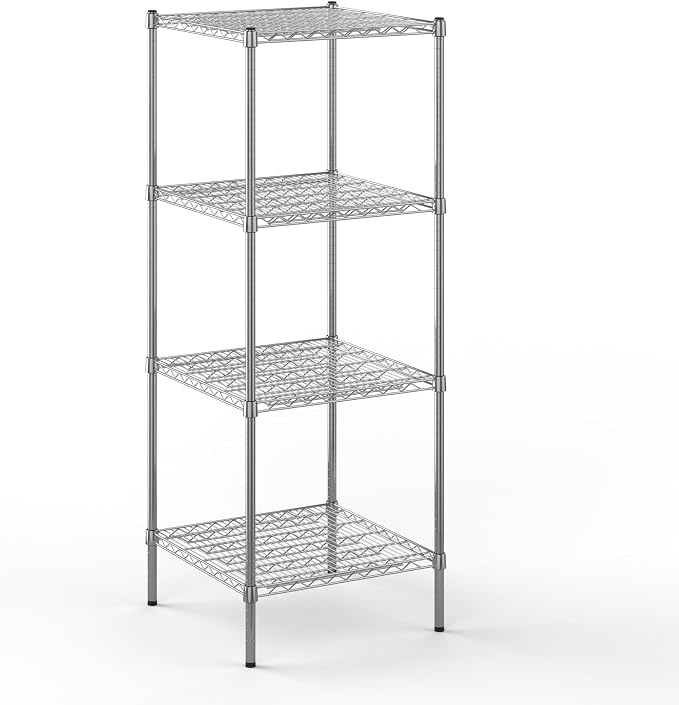 24" Deep x 24" Wide x 64" Height Wire Shelving Kit | 4-Tier | NSF Commercial by Regal+Altair