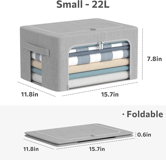 CYhom 3Pack Foldable Storage Bins - Image 5