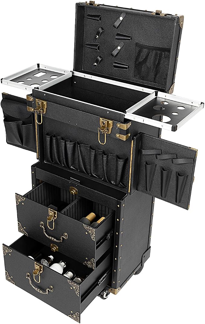 Cosmetic Train Case, Makeup Organizer Travel Case by Unknown