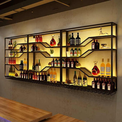 94.4in Wall Mounted Wine Rack - Image 7