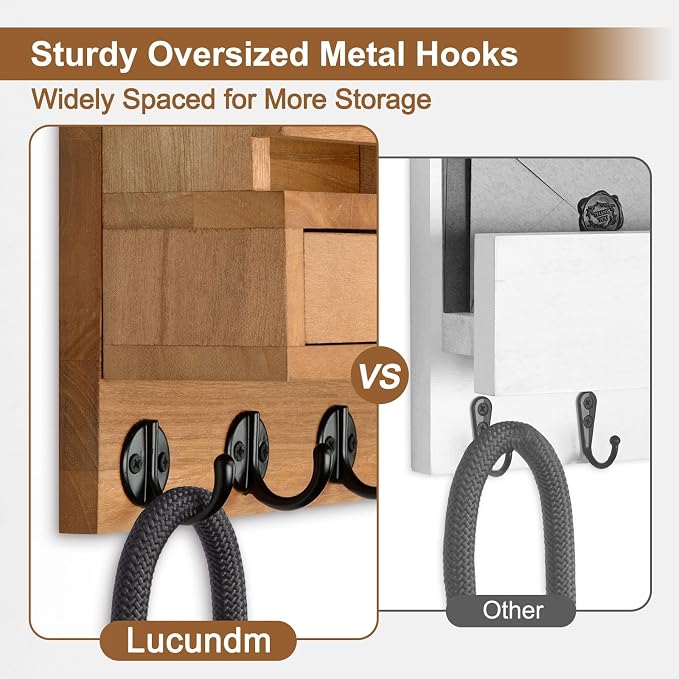 Key Holder Wall Mount, Mail Holder - Image 5