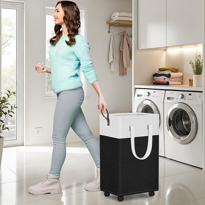 HomeHacks 75L Rolling Laundry Basket - Image 5