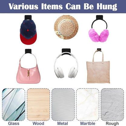 60pcs headphone hanger wall headphone hooks wall mounting hooks Adhesive Gaming - Image 4