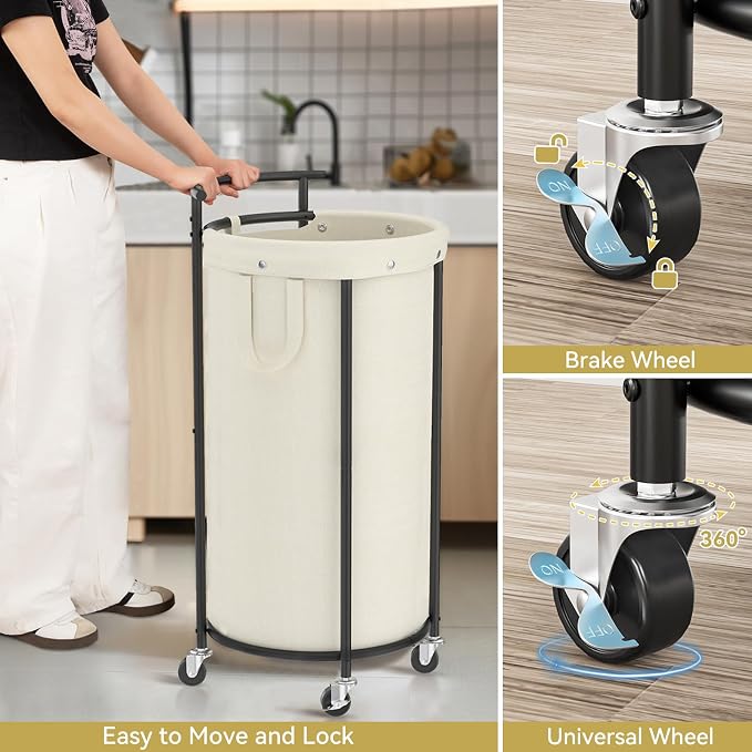 Chrislley 110L Laundry Hamper - Image 5