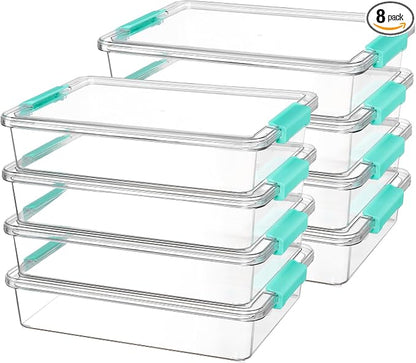 Vtopmart 8 Pack 6 Qt Plastic Storage Bins by Vtopmart