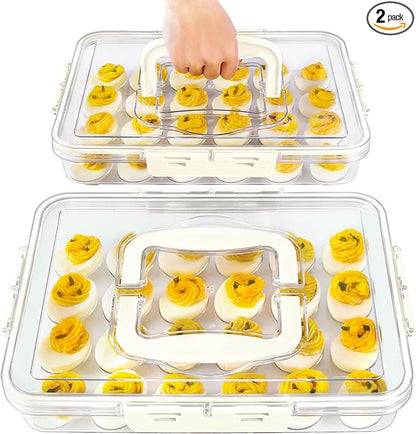 2 Pack Deviled Egg Containers by MesRosa