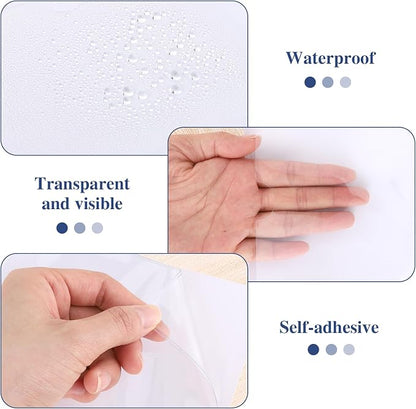 52 Pcs 4" x 6" Self Adhesive Index Card Pockets Label Pockets - Image 4