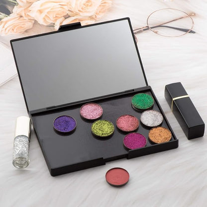 Allwon Empty Magnetic Plastic Eyeshadow Makeup Palette - Image 5